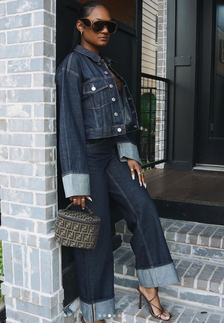 Chic and Stylish Denim Set for Women - Casual, Elegant