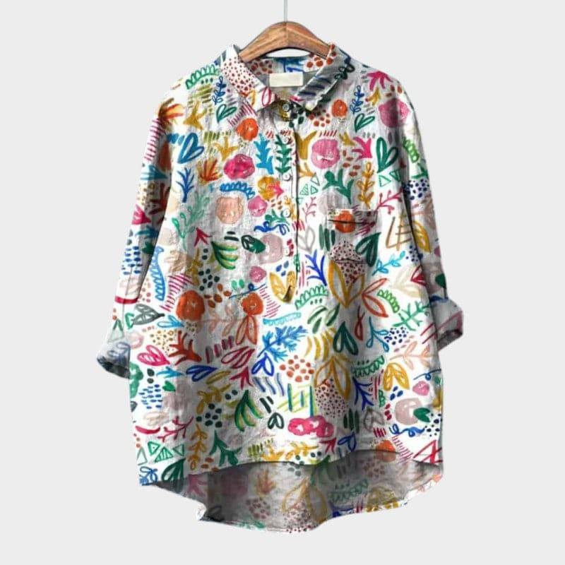 Elegant Ronja™ blouse by Emma & Rose Cape Town, featuring a stylish design with soft fabric and intricate details.