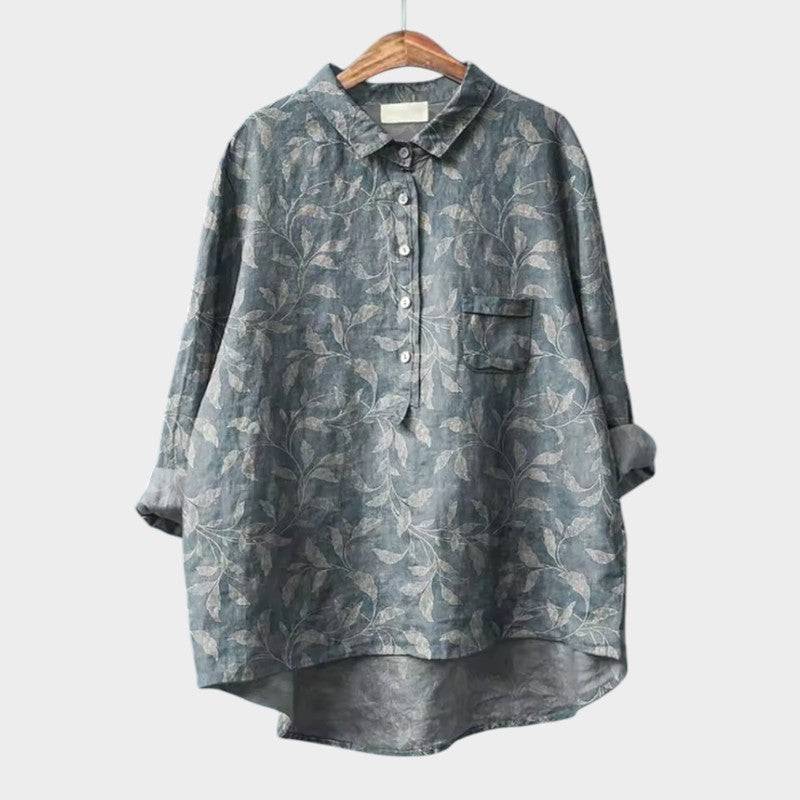 Elegant Ronja™ blouse by Emma & Rose Cape Town, featuring a stylish design, soft fabric, and a flattering fit.