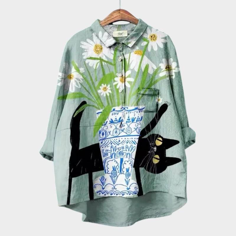 Elegant Emma & Rose Cape Town Saga™ blouse with a stylish design, featuring soft fabric and a flattering fit.