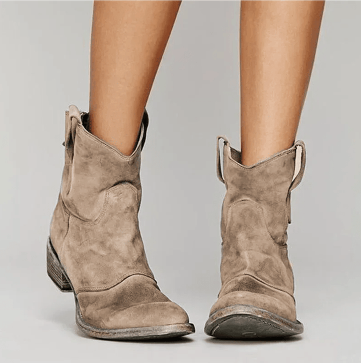 CHIC BLOCK-HEELED BOOTS FOR WOMEN