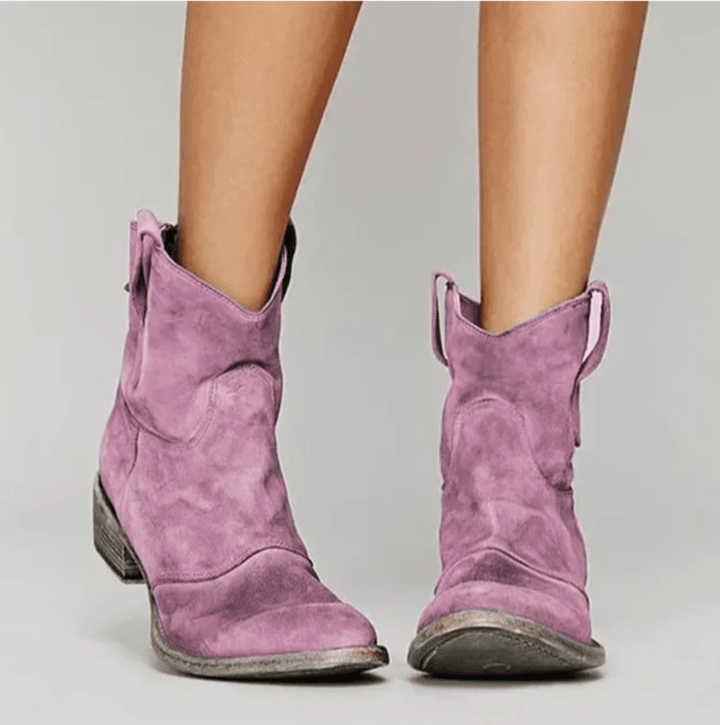 CHIC BLOCK-HEELED BOOTS FOR WOMEN