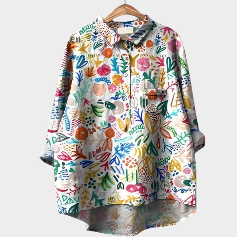 Elegant Nola™ blouse by Emma & Rose Cape Town, featuring a stylish design with soft fabric and a flattering fit.