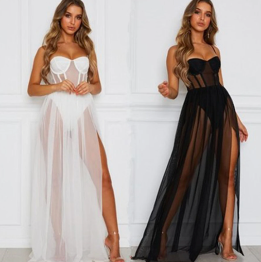 Ladies Vintage Dress – Solid, Casual for Festival