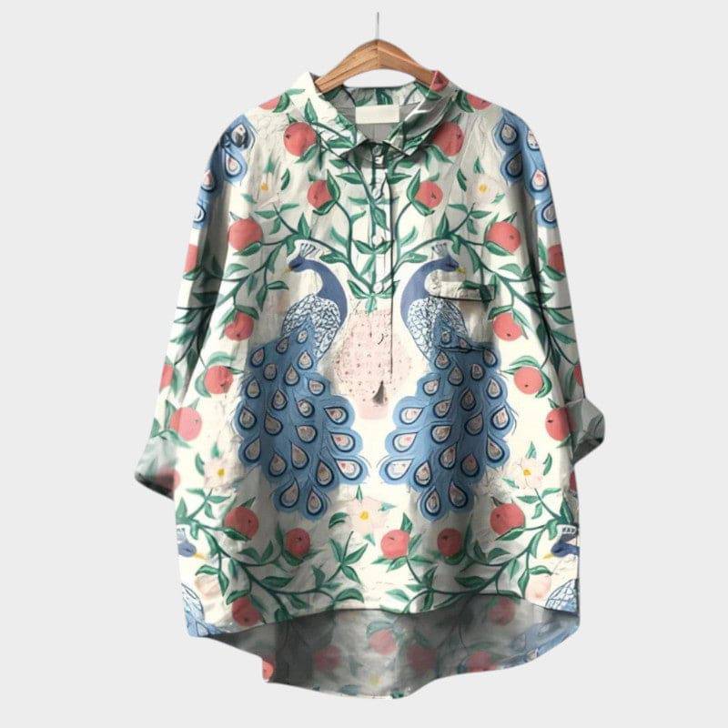 Elegant Siara™ blouse by Emma & Rose Cape Town featuring a stylish, flowy design in soft fabric.