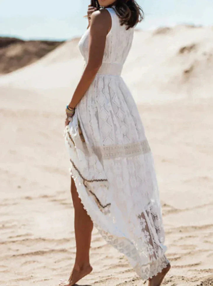 Sofia Elegant and Breezy Dress, view 5 - Elena Harper