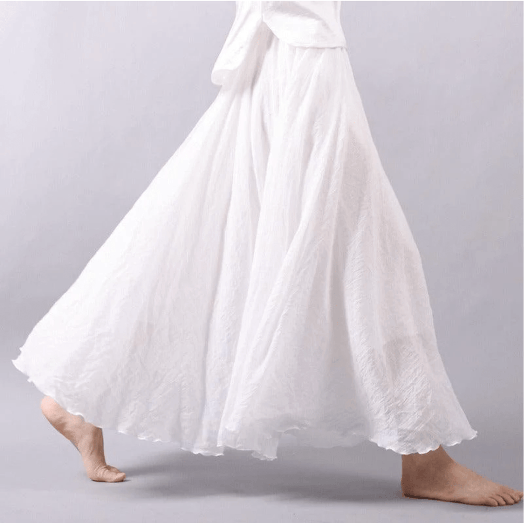 Women's Flowy Maxi Skirt - Bohemian Chic & Summer Comfort