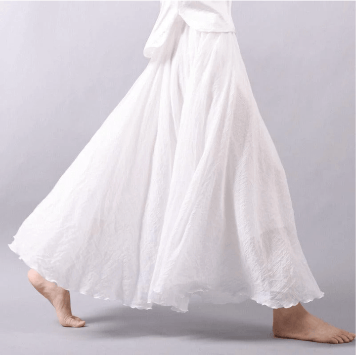 Women's Flowy Maxi Skirt - Bohemian Chic & Summer Comfort