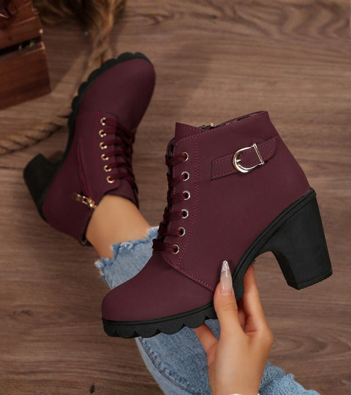 Lace-Up Boots for Women | Arch Support & Shock Absorption
