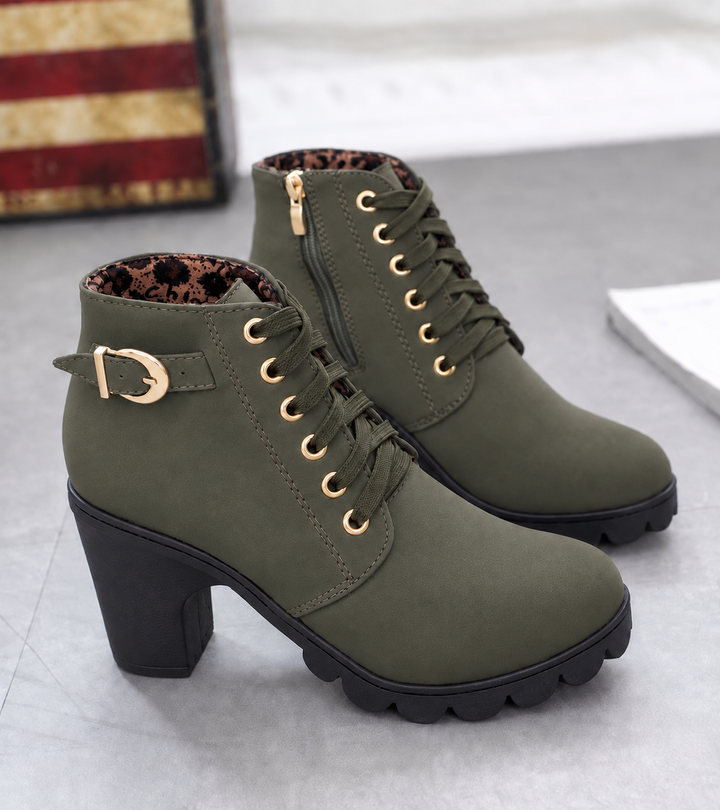 Lace-Up Boots for Women | Arch Support & Shock Absorption