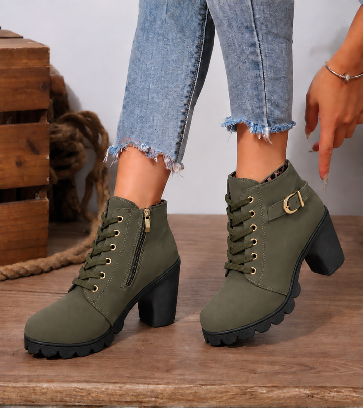 Lace-Up Boots for Women | Arch Support & Shock Absorption
