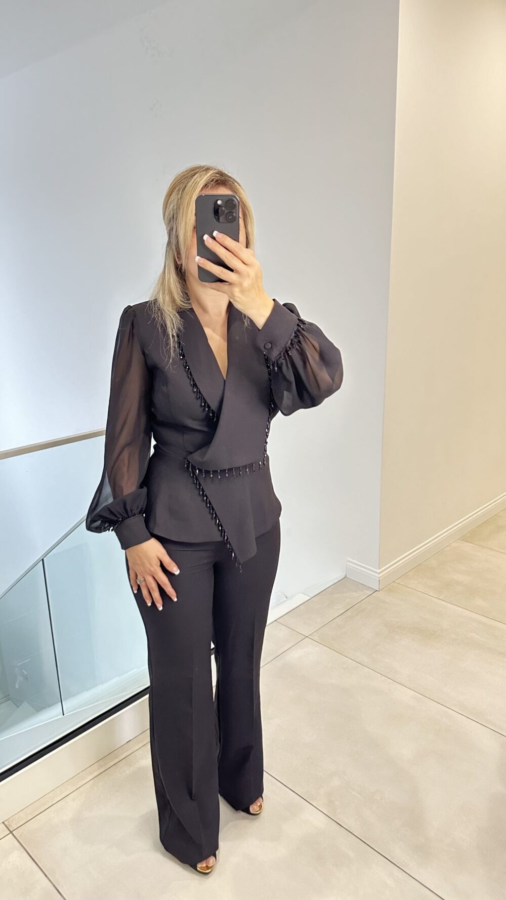 Black Formal Jumpsuit for Women - Marie
