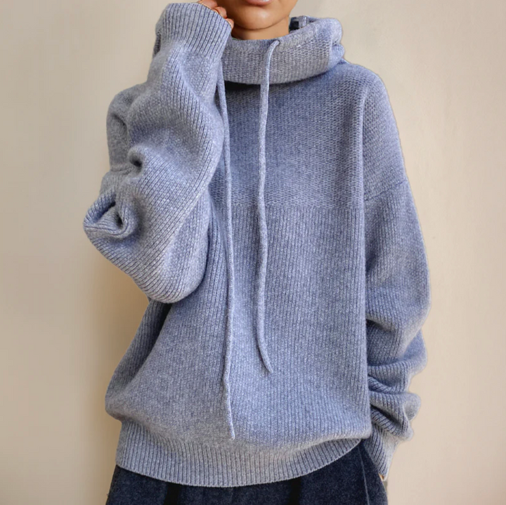 MERINO - HIGH NECK WOOL JERSEY