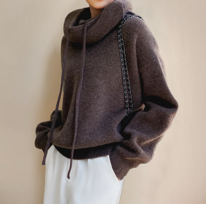 MERINO - HIGH NECK WOOL JERSEY