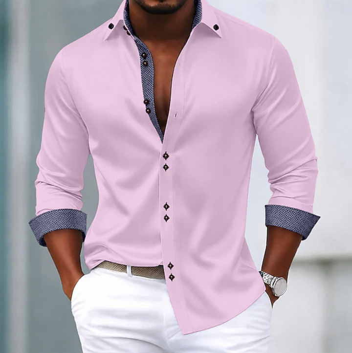 Men's Classic Collar Everyday Shirt for Refined Style