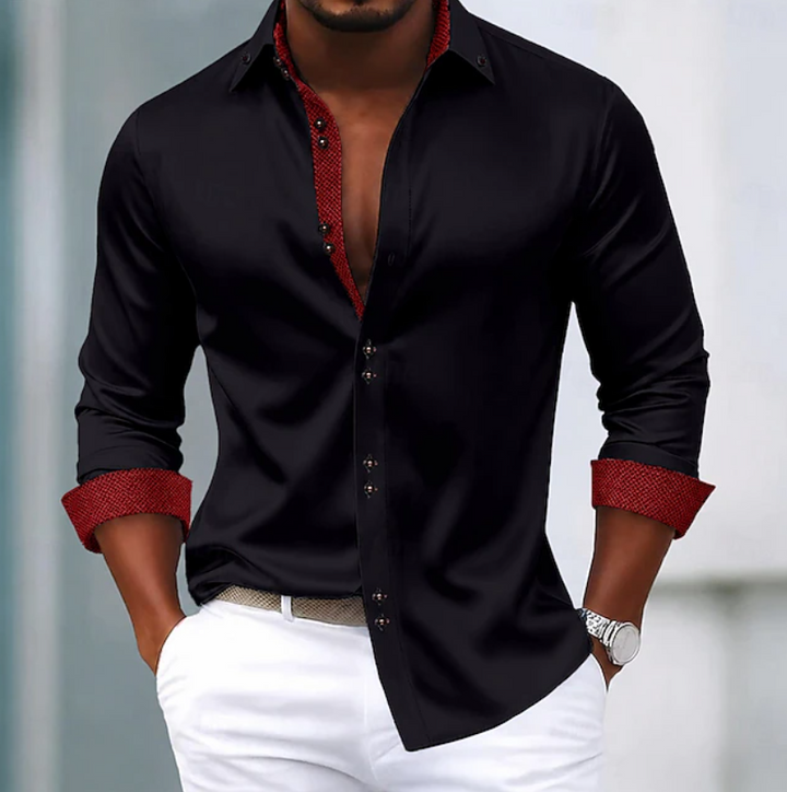 Men's Classic Collar Everyday Shirt for Refined Style