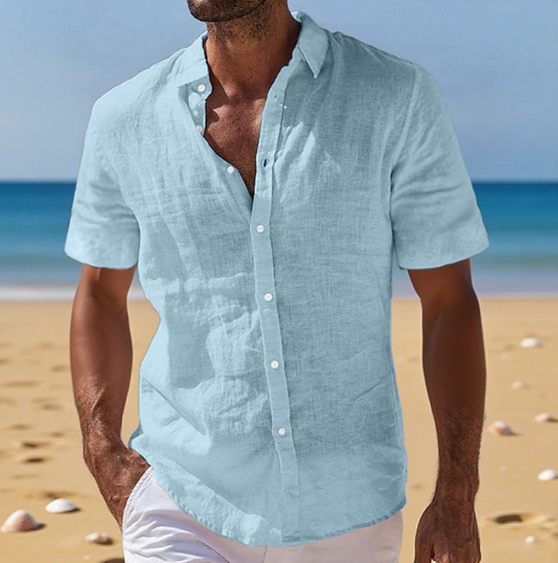 Dale Relaxed Short Sleeve Summer Shirt - Elena Harper