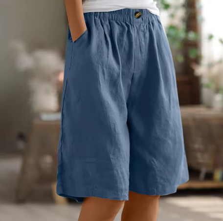 Kennedy | Women's Wide Leg Casual Pocket Shorts