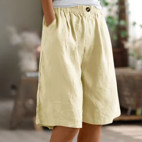 Kennedy | Women's Wide Leg Casual Pocket Shorts