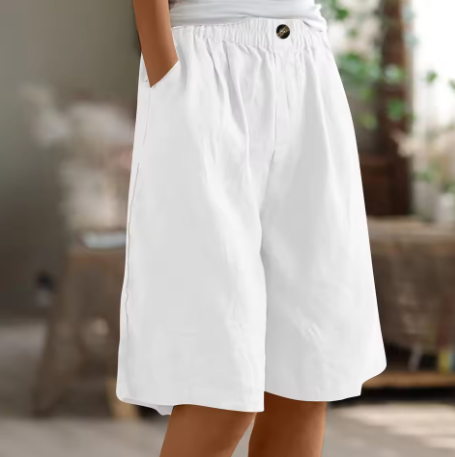 Kennedy | Women's Wide Leg Casual Pocket Shorts
