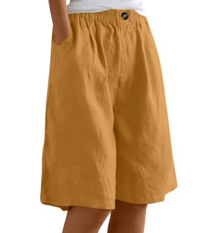 Kennedy | Women's Wide Leg Casual Pocket Shorts
