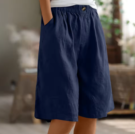 Kennedy | Women's Wide Leg Casual Pocket Shorts