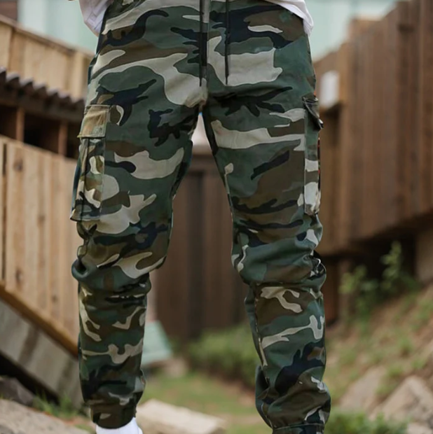 Promo High-Strength Multi-Pocket Utility Pants for Men, view 3 - Elena Harper