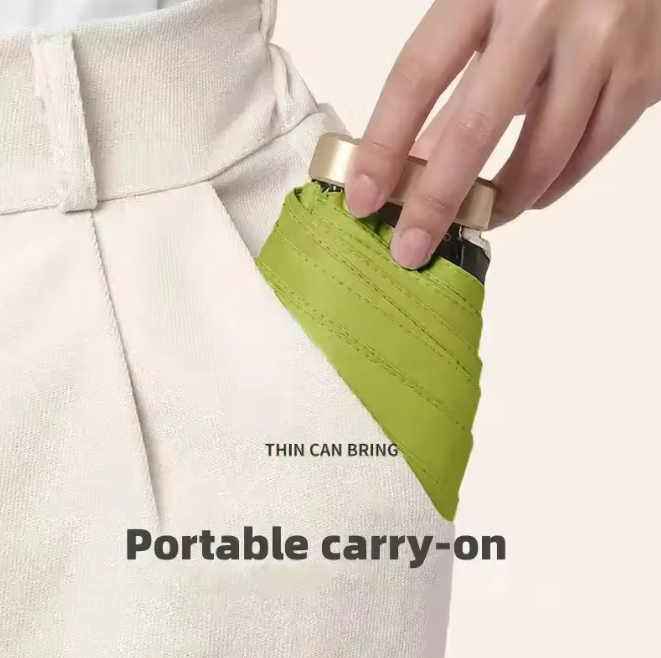 Compact Mini Pocket Umbrella with UV Protection