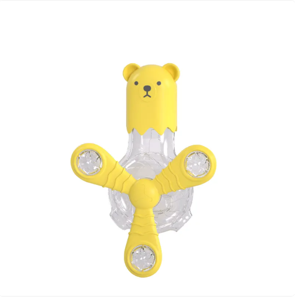 Pet Interactive Bear Treat Dispenser with Rotating Arms