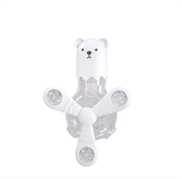 Pet Interactive Bear Treat Dispenser with Rotating Arms