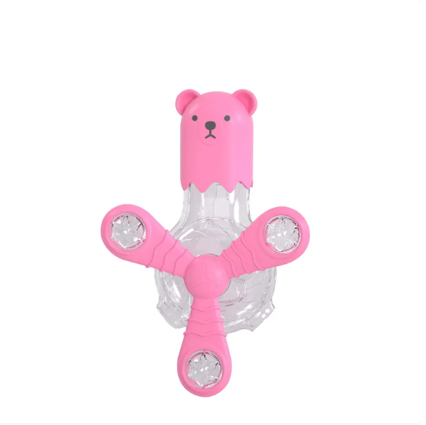 Pet Interactive Bear Treat Dispenser with Rotating Arms