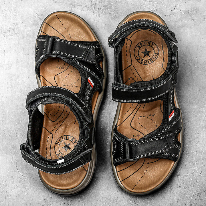 Breon Stylish Vegan Leather Sandals - Elena Harper