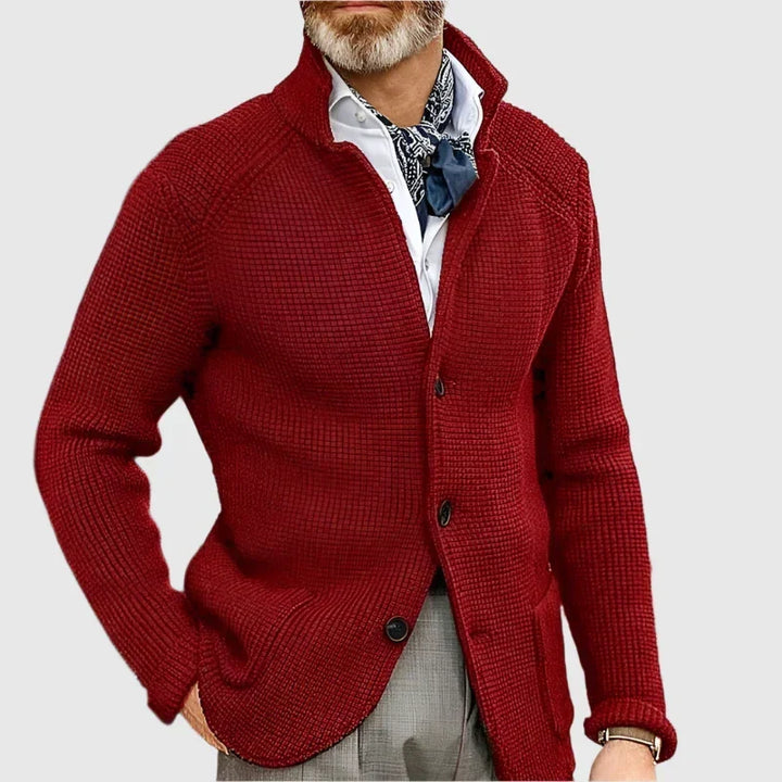 Arnold - Men's Cardigan Military Retro Style