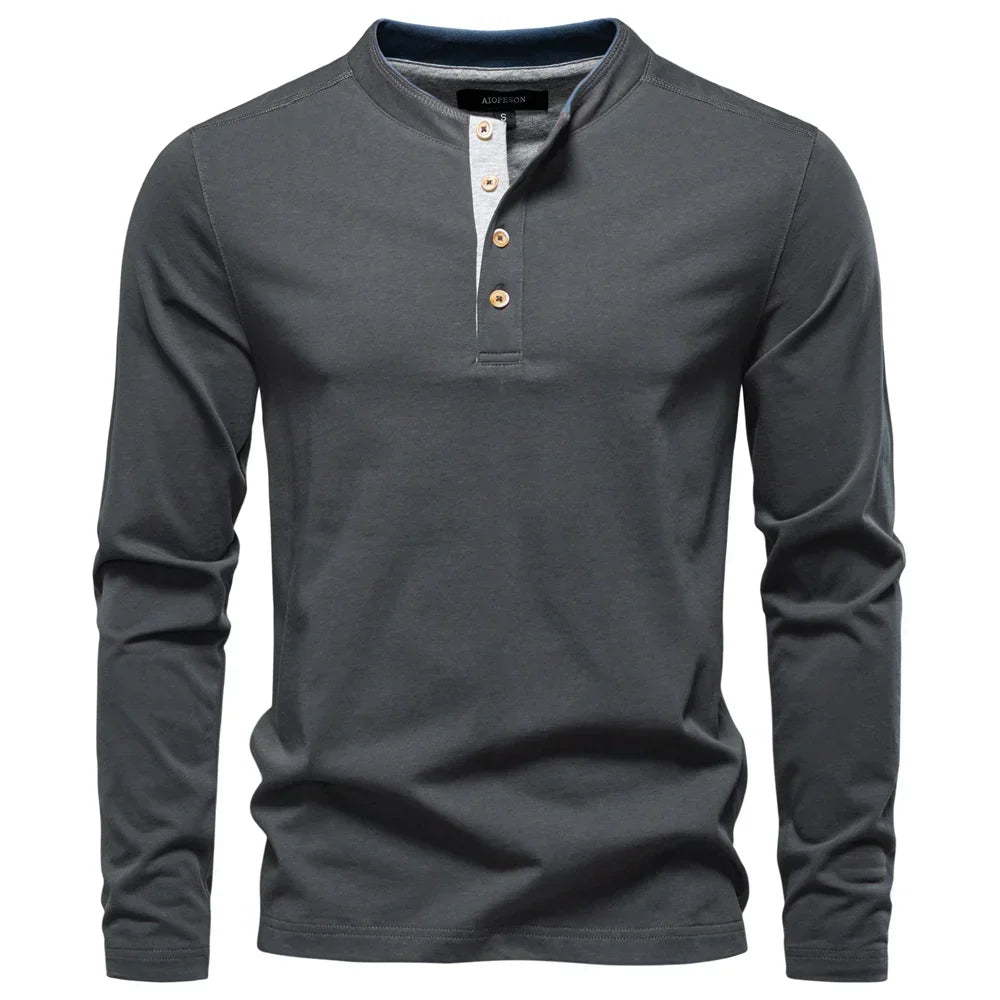LAURENT MONACO | CLASSIC LONG SLEEVE T-SHIRT FOR MEN