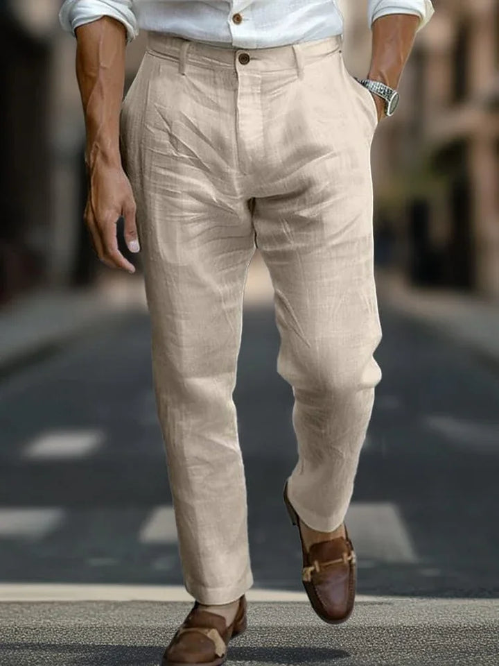 Alaric - Tailored Linen Pants