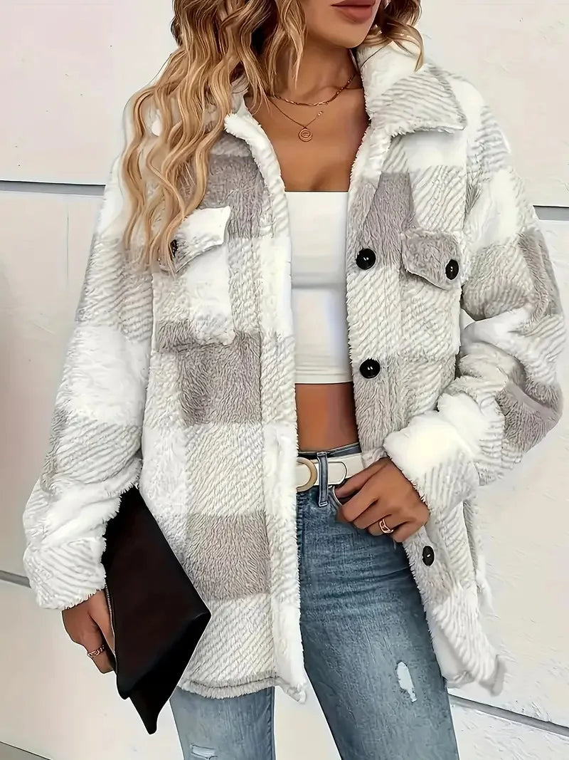 Martin™  |  Stylish Plaid soft luxurious fabrics Jacket