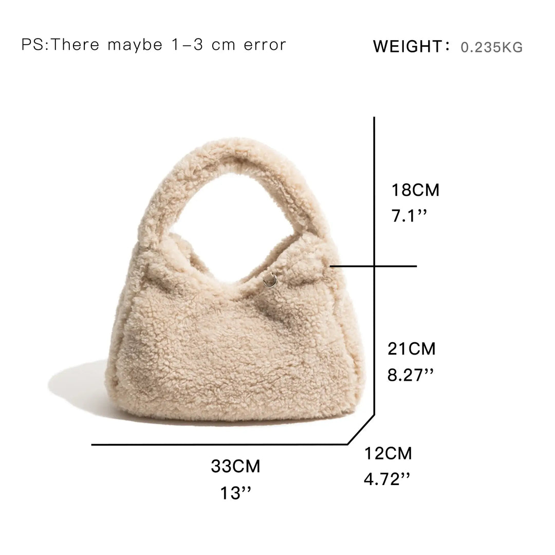 Plush Trendy Crossbody Shoulder Bag! 4 Colors, view 2 - Elena Harper