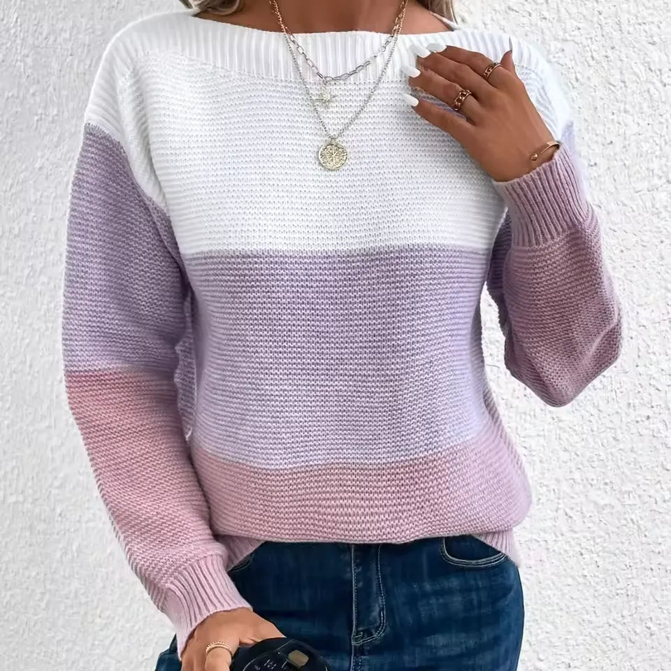 Elina™ – Patchwork Sweater for Women | 50% Off