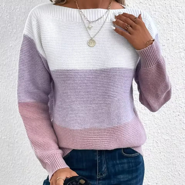Elina™ – Patchwork Sweater for Women | 50% Off