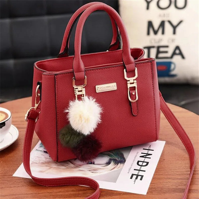Genuine Leather Handbag for Women Luxury, Elegance, and Everyday Practicality, view 8 - Elena Harper