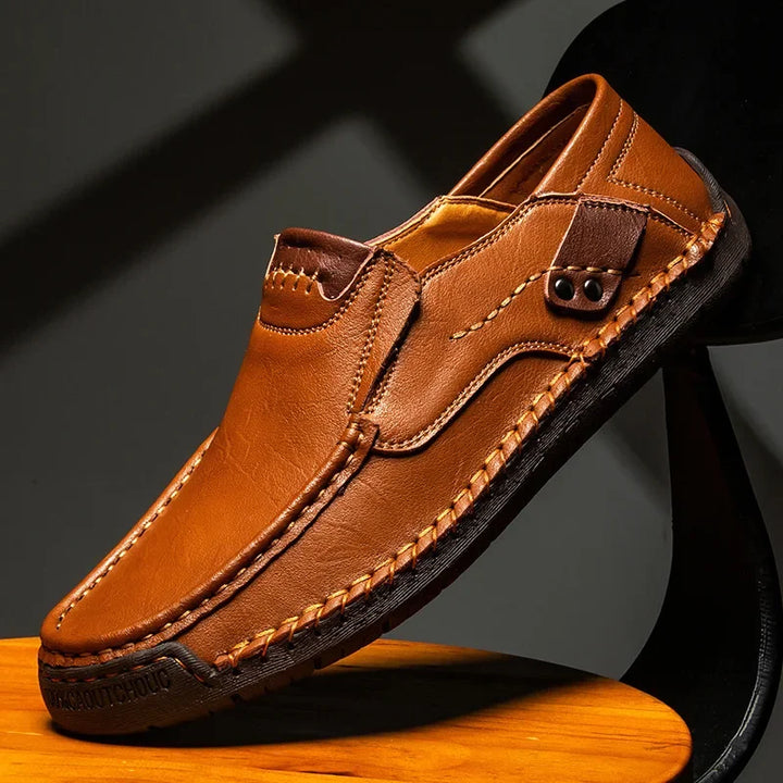 Giuseppe Classic Leather Loafers - Elena Harper