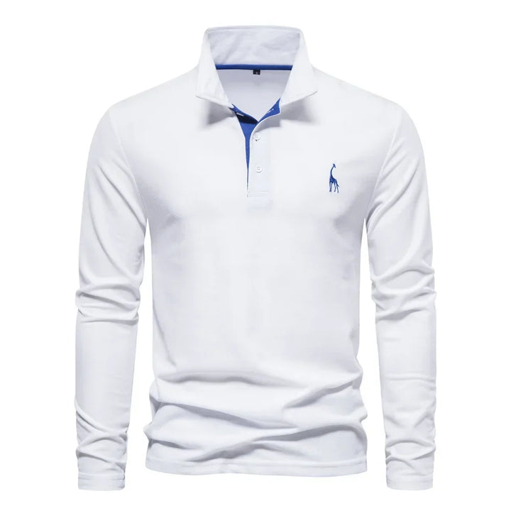 LAURENT MONACO | LONG-SLEEVED T-SHIRT WITH COLLAR FOR MEN