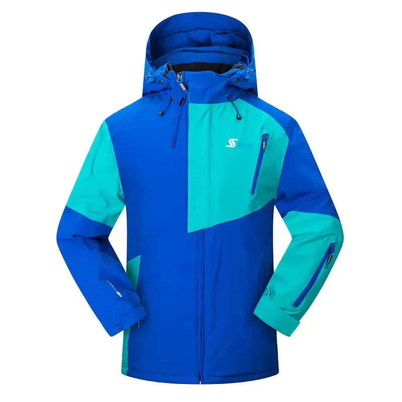 High-Performance Winter Ski Jacket for Men – Waterproof and Windproof Snowboarding Coat