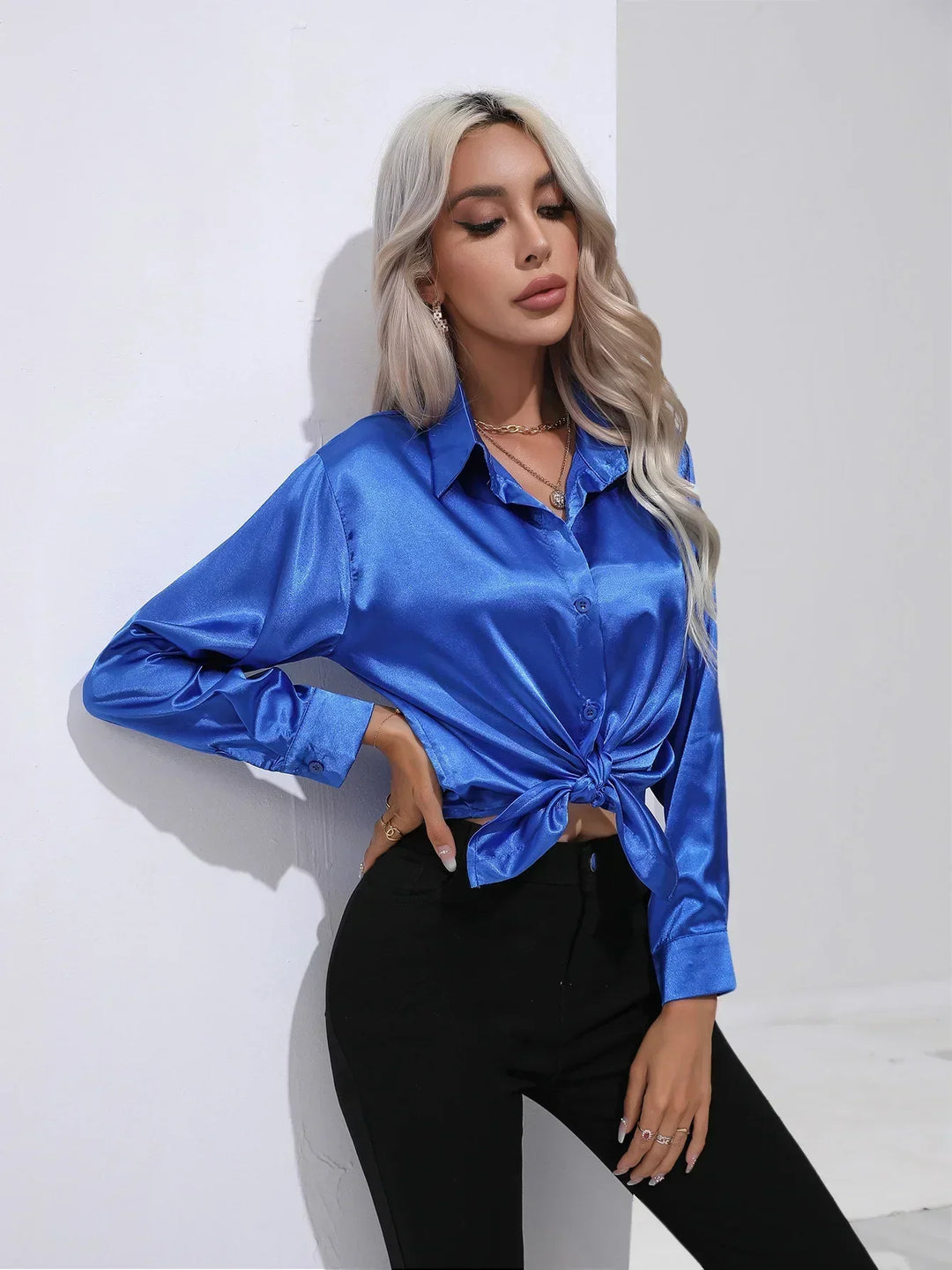 Isotta - Satin Blouse