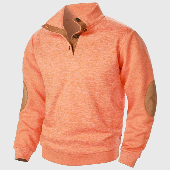 Griffin Refined Half-Zip Sweater, view 3 - Elena Harper
