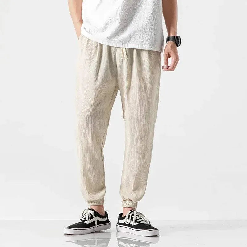 Men's Jogger Pants Trendy Breathable Material Perfect for Daily Use - Elena Harper
