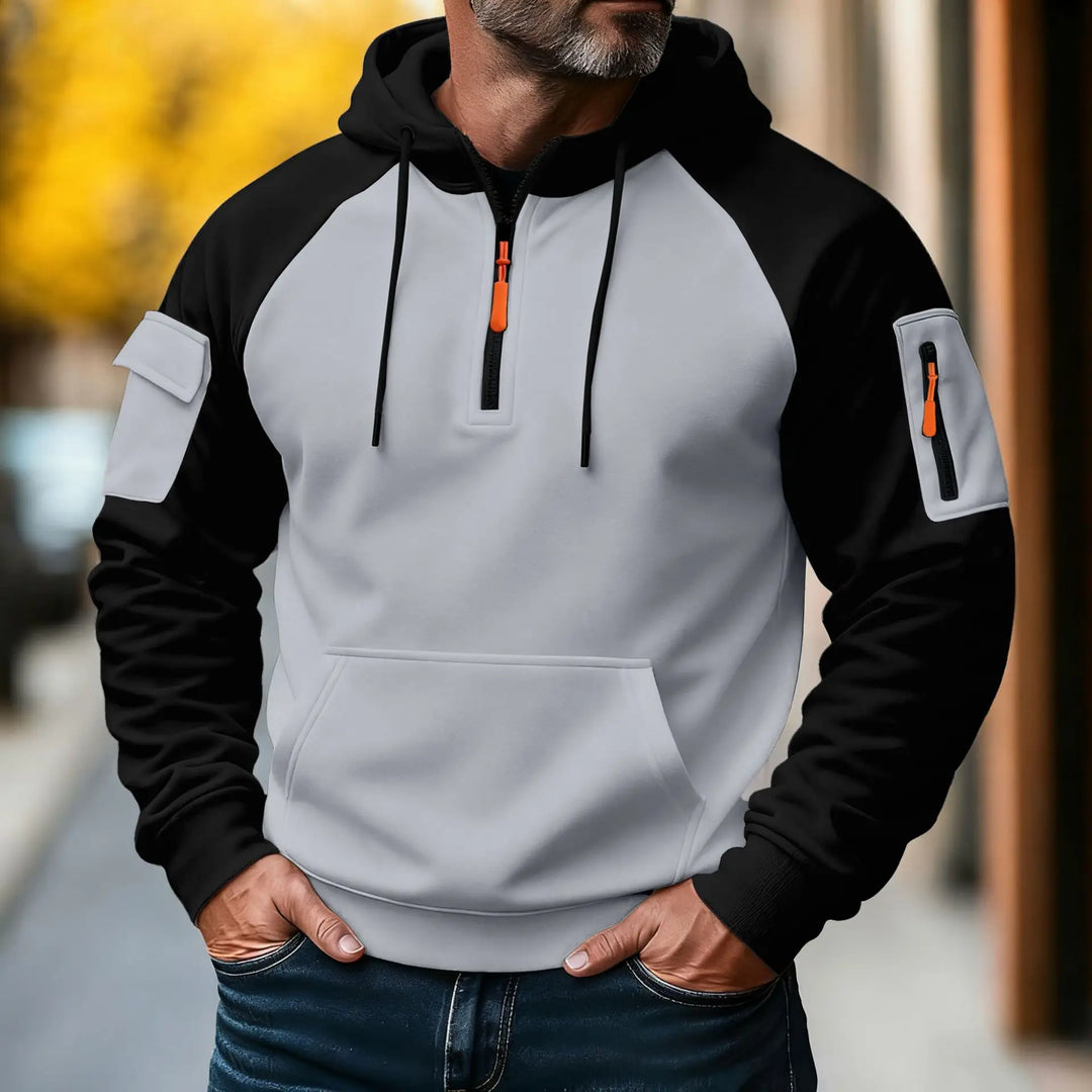 Hank Durable Zip-Up Sweater, view 7 - Elena Harper