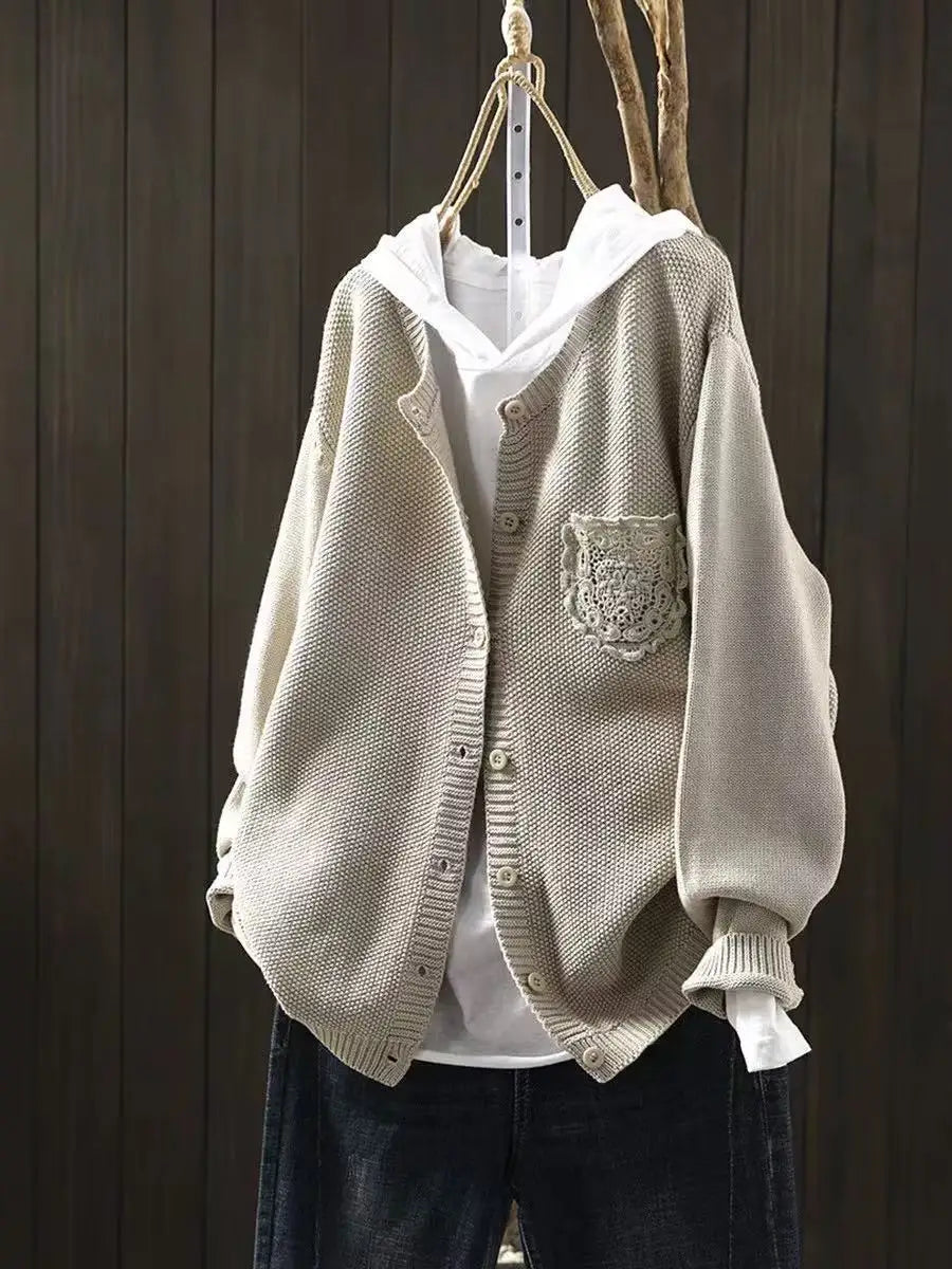 Madilynn | Relaxed Knit Pocket Cardigan