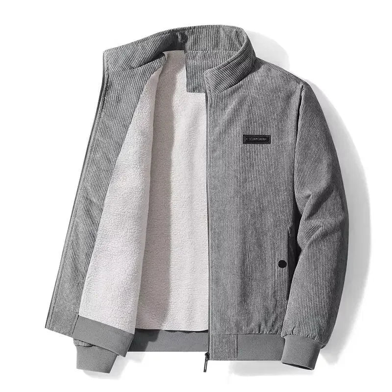 LAURENT MONACO | CORDUROY JACKET WITH FLEECE LINING