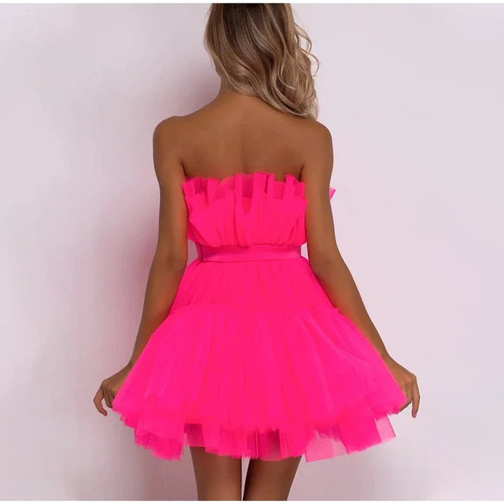 Ladies Tulle Dress – Festive, Fitted, Suitable for Evening Wear